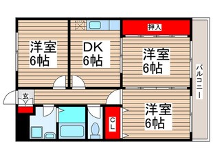 マンション三樹の物件間取画像